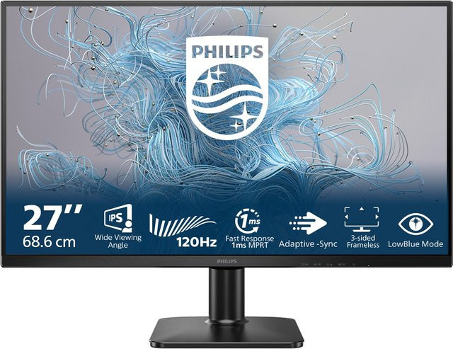 Philips 1000 Series 27E2N1110/00 LED-Monitor in Schwarz mit 27 Zoll Full HD IPS-Display und HDMI - Bild 1