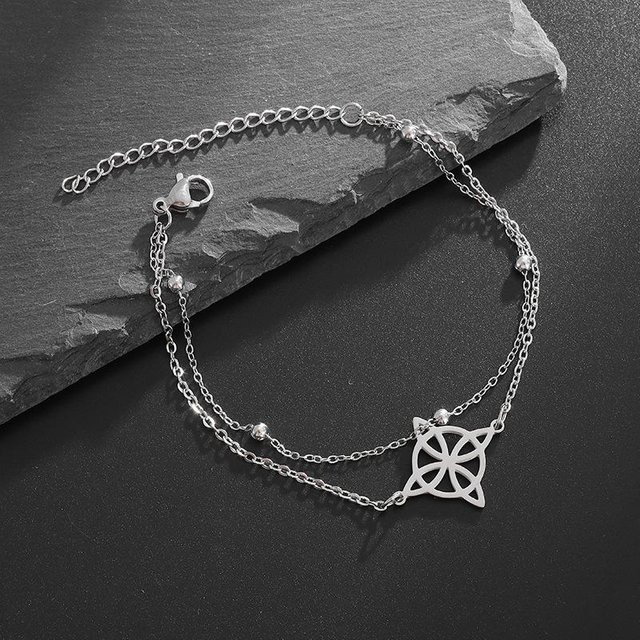 YIRAN Jewelry Perlenkette, doppellagig, Edelstahl, gray, Damen - Bild 1