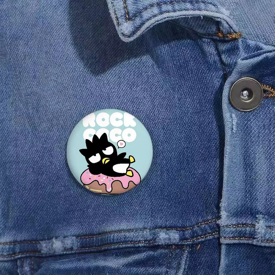 52TOYS Badtz Maru Abzeichen Button Pins Brosche, Bunt / Mehrfarbig, Metall - Bild 3