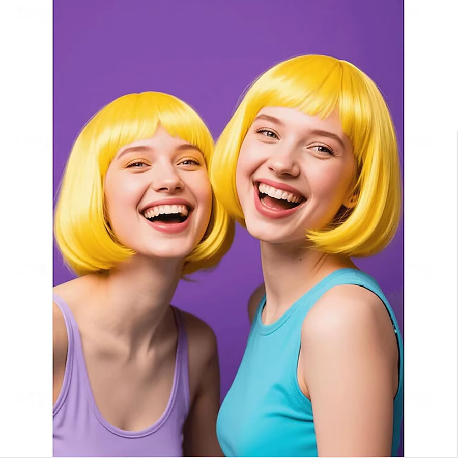 HAIRJOY Perücke, kurze Bob-Perücke aus synthetischem Haar, Damen - Bild 2