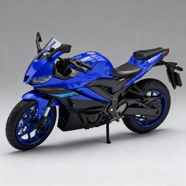 MAKEDA Suzuki Hayabusa Motorrad, Diecast Modell, 1:12, mit Musik und Sound - Bild 1