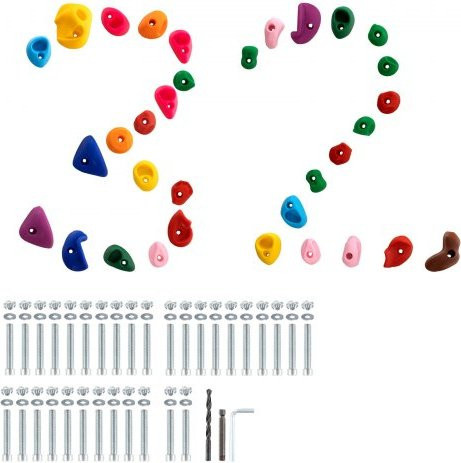 VEVOR Rock Climbing Holds Multi-Colored Set - Bild 1