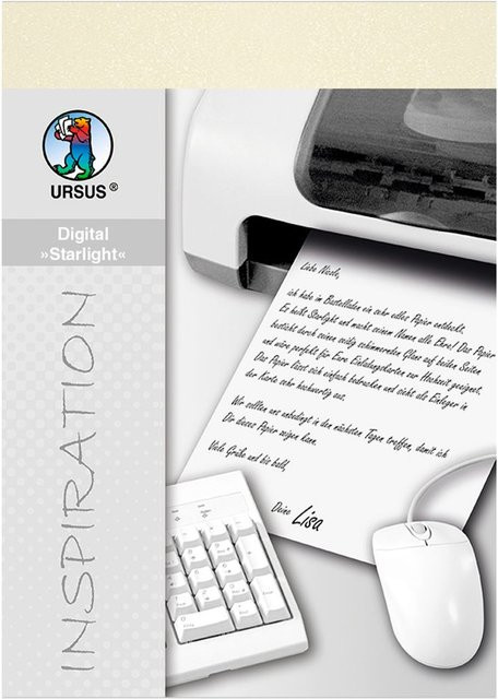 URSUS Digital Starlight Teppich in Elfenbein und Beige - Bild 1