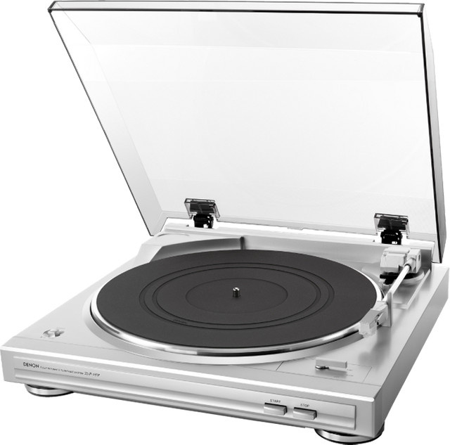 Denon Plattenspieler DP-29F in Silber - Bild 1