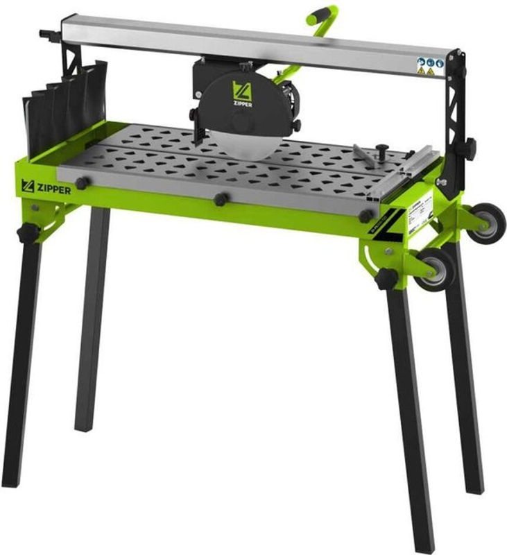 Zipper Fliesenschneidmaschine ZI-FS200-720 in Grün-Silber mit 500 W Leistung - Bild 2
