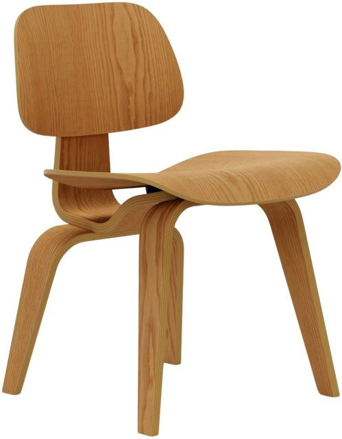 Vitra Plywood Group Dcw Schichtholz Tisch in Braun - Bild 1