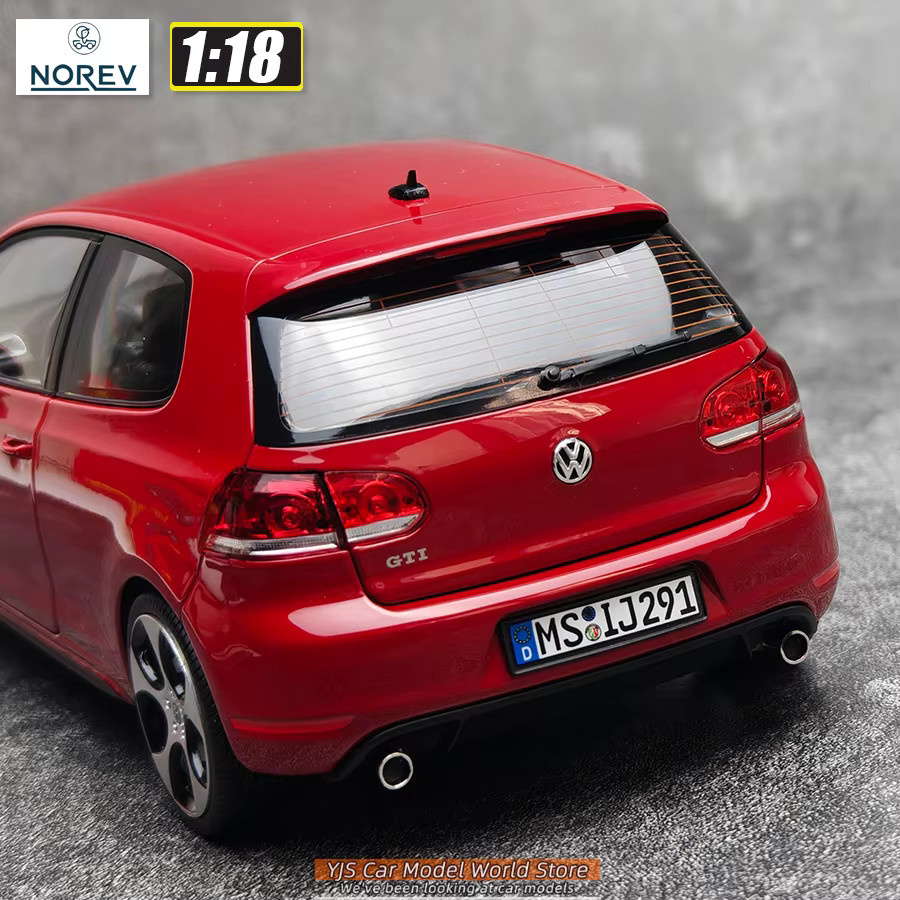 NOREV VW 2009 Golf GTI, Druckgussmodell, 1:18, Rot, Metall - Bild 3