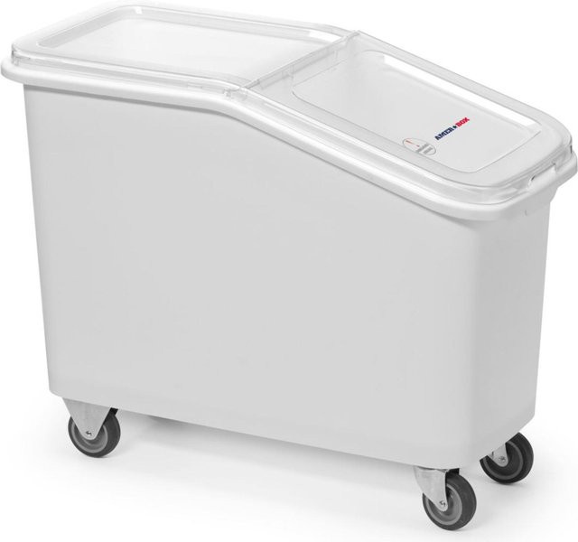 AmerBox Behälterwagen für lose Lebensmittel wie Mehl, Zucker oder Reis, Weiß, 62 l - Bild 1