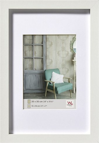 Walther Design Bilderrahmen Stockholm aus Holz in Weiß, B/H: 40 x 50 cm - Bild 1