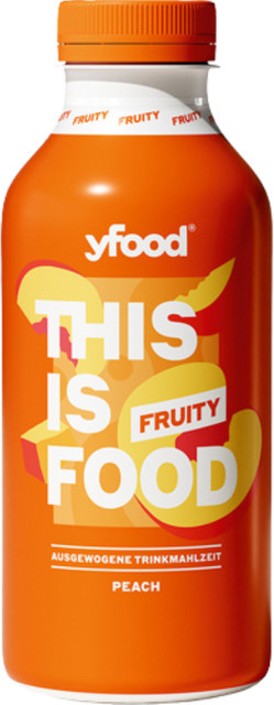 yfood Drink Fruity Peach, Trinkmahlzeit, 0,5 l - Bild 1