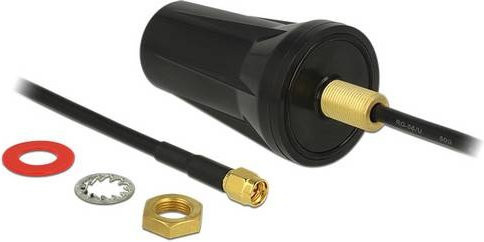 Delock ISM-Antenne 2 dBi in Schwarz - Bild 1
