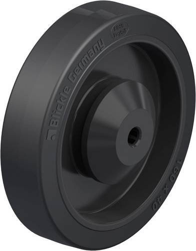 Blickle Schwerlast-Rad POEV 161/12KA in Schwarz mit 160 mm Durchmesser und 320 kg Tragfähigkeit - Bild 1