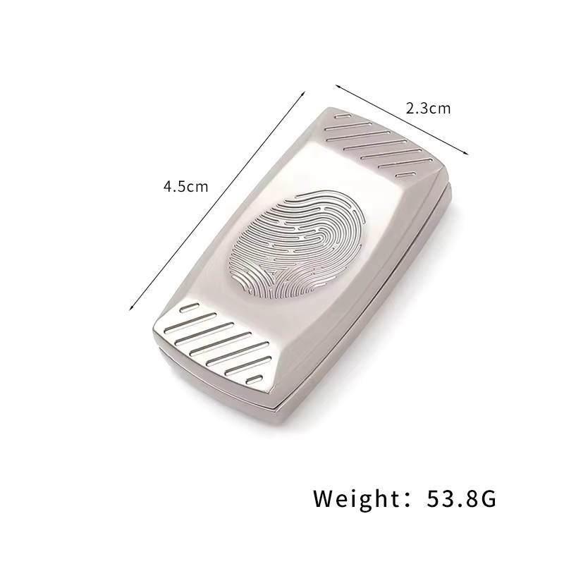 soulbao Fingerabdruck-Magnetischer Haptischer Slider, Metall, EDC Fidget Toy - Bild 4