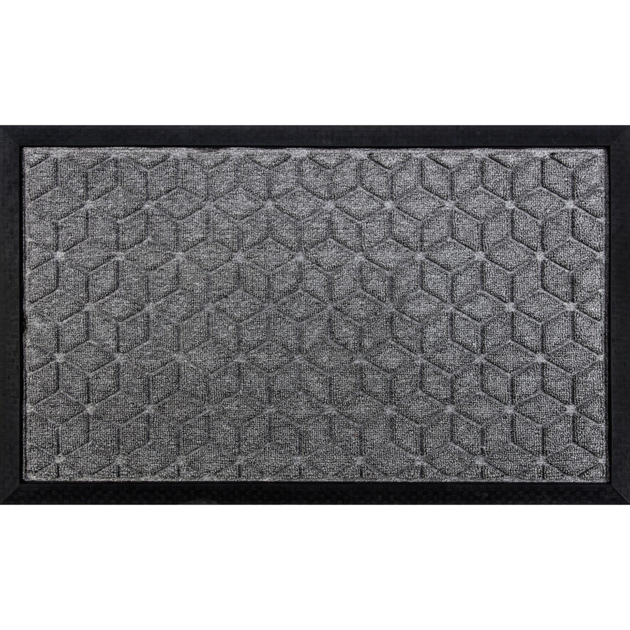 OBI Fußmatte Grau mit Gummirand und rutschfester Unterseite, B/T: 60 x 40 cm - Bild 2