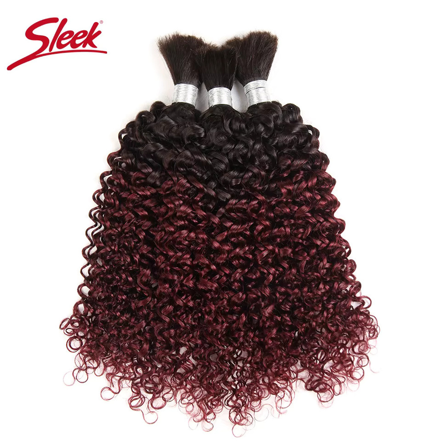 Sleek Remy Lockiges Haar Bundles, Ombre, Unisex - Bild 2