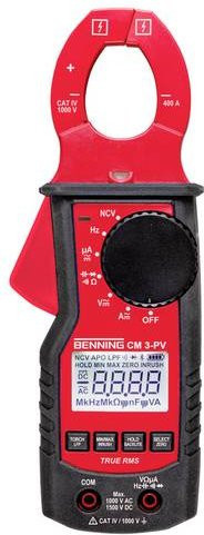 Benning CM 3-PV Stromzange, Multimeter und Netzgerät in Rot - Bild 1
