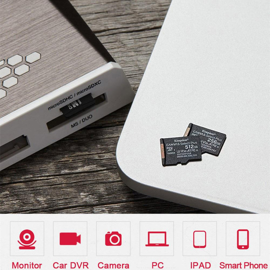 HyperX Micro SD-Karte A2 U3 V30 Class10 mit SD-Adapter und Kartenleser, 32 GB, Schwarz - Bild 6
