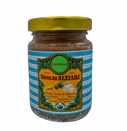 Nicolas Alziari Olivenpaste mit frischem Ziegenkäse und Mandeln 80 g - Bild 1