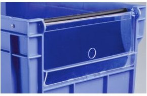 Bito Sichtscheiben für Eurostapelbehälter ES6436 BN aus transparentem Acrylglas - Bild 1