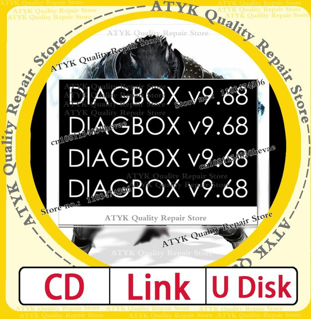 Diagbox 9.68 Software für PP2000 VCI Obd2-Scanner zur Fahrzeugdiagnose und Autoreparatur - Bild 1