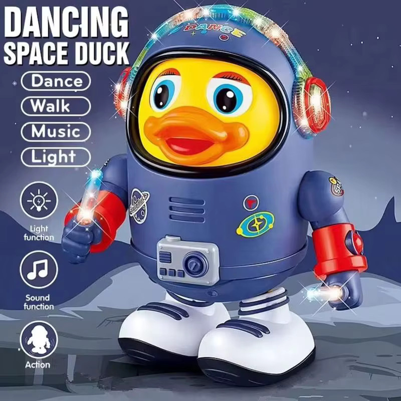 Bandai Fun Space Duck Dancing Astronaut, Spielzeug, mit Sound- und Lichtfunktion - Bild 2