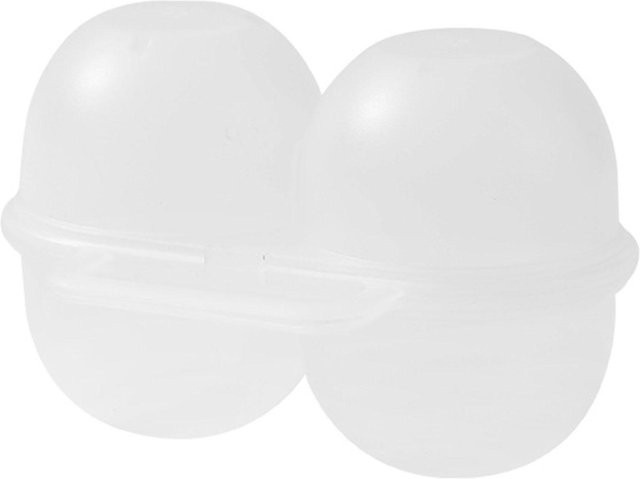 Stoßfeste Eieraufbewahrungsbox von CosyHome für 2 Eier in Weiß - Bild 1