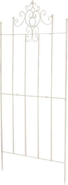 TPFGarden Rankgitter Paul Trellis aus Metall in Antik-Creme, Höhe: 170 cm, Breite: 85,5 cm, Tiefe: 2 cm - Bild 1