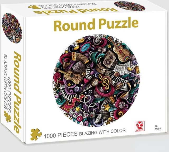MaxRenard Musiknote berühmte Gemälde, Puzzle, 1.000 Teile, ab 12 Jahre - Bild 1