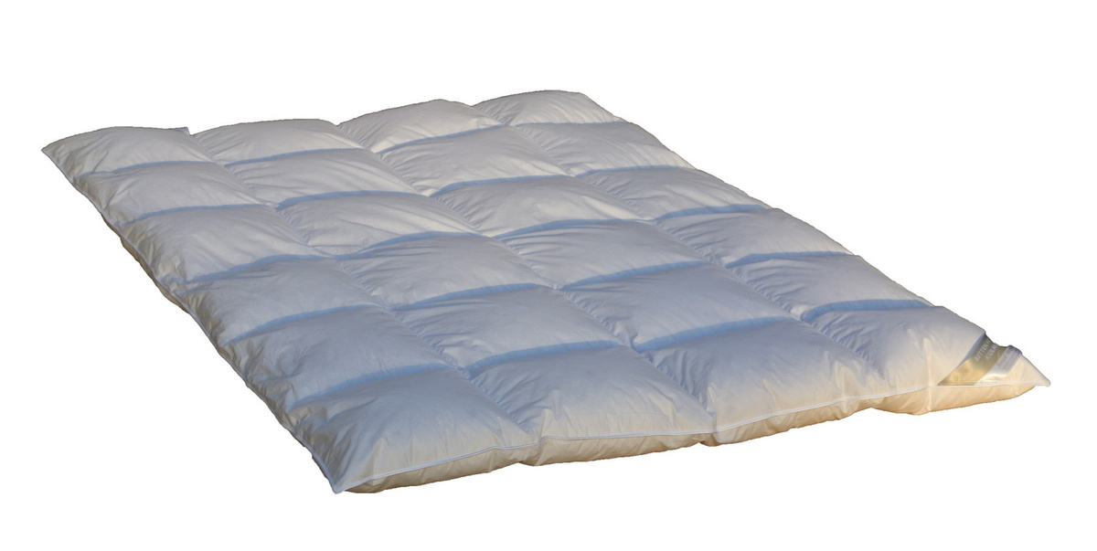 Betten Hofmann Sibiria Exclusiv Daunendecke aus sibirischer Wildgans, Weiß, B: 155 cm, L: 220 cm - Bild 1