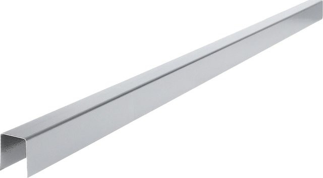 Smart Cover Solution U-Profil Abdeckprofil aus verzinktem Stahl in Silber, B/T/H: 2,5 x 2,0 x 200 cm - Bild 1