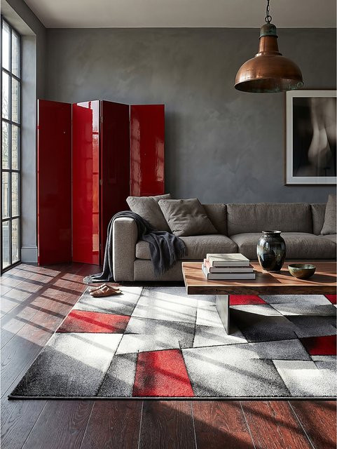 Kadima Design Teppich aus Polypropylen in Rot, B/T: 160 x 230 cm - Bild 1