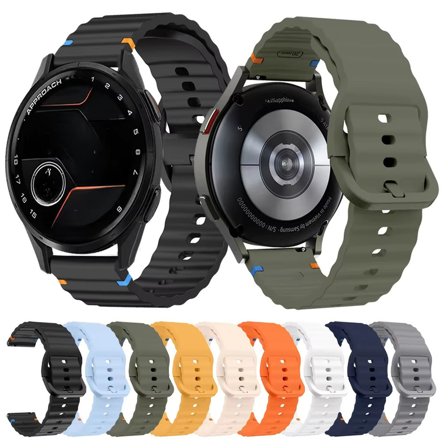 Uhrenarmband Silikon, 20 mm, Unisex - Bild 5