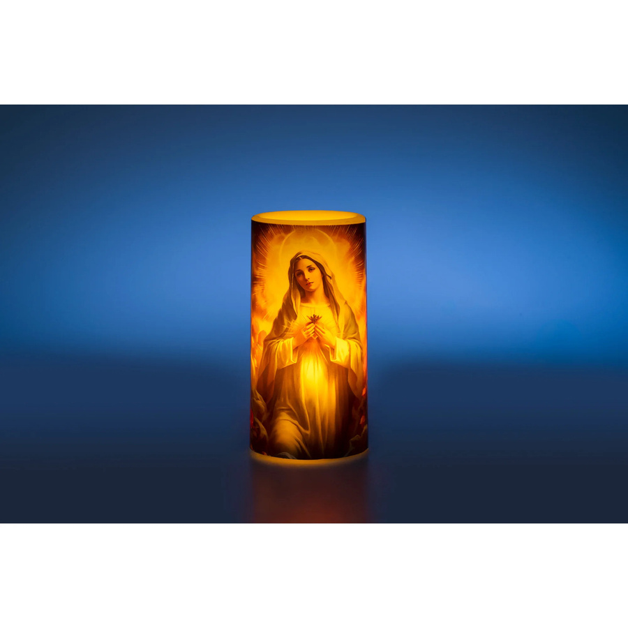 Viva Domo LED-Echtwachskerze mehrfarbig für Weihnachten - Bild 2
