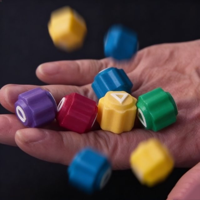 Meade Tragbares Stressabbau-Spiel, pädagogisches interaktives Eltern-Kind-Spielzeug, Bunt / Mehrfarbig - Bild 1