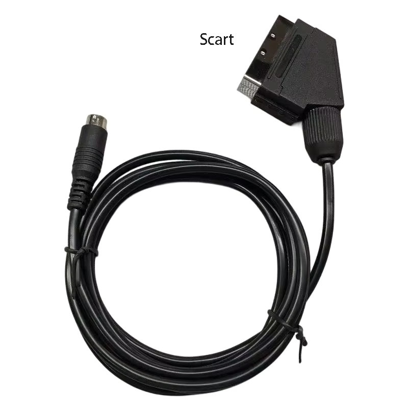 OULLX SCART zu RCA AV Stereo Kabel für Sega Mega Drive 2 und Sega Genesis 2 in Schwarz - Bild 2