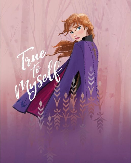 Komar Wandbild Frozen Anna Myself, bunt, B/H: 40 x 50 cm - Bild 1