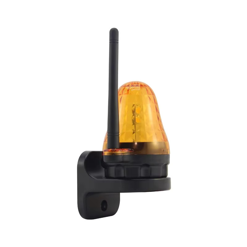 Universal LED Signal-Alarmleuchte mit Blitzlicht und Wandhalterung, Gelb/Schwarz, 24V AC/DC & 230V AC - Bild 2
