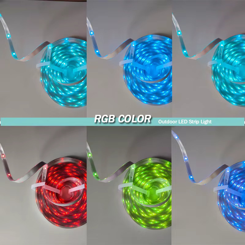 LeiiGeeGo RGB LED Lichtstreifen Outdoor IP68 Wasserdicht mit Bluetooth-App-Steuerung und Musik-Synchronisation, Multicolour - Bild 2