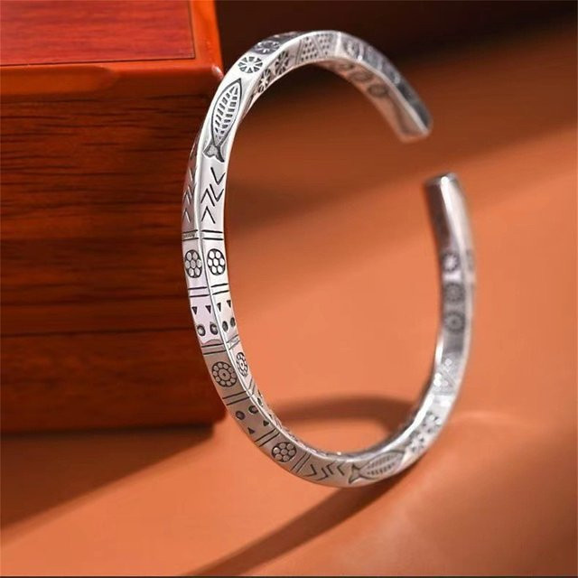 Armband, Silber Farbe, Möbius Schleife, Unisex - Bild 1