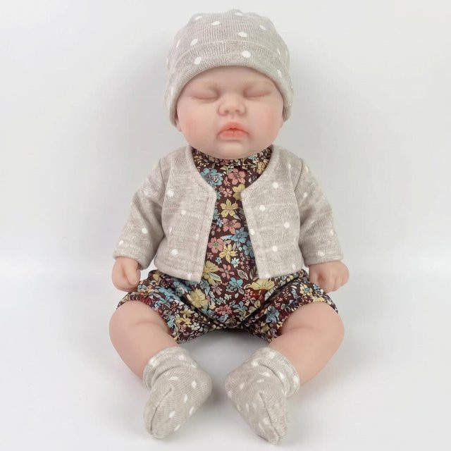 NPK Reborn-Puppe Pickle, Babypuppe, Silikon, Weiß, Bunt / Mehrfarbig - Bild 1