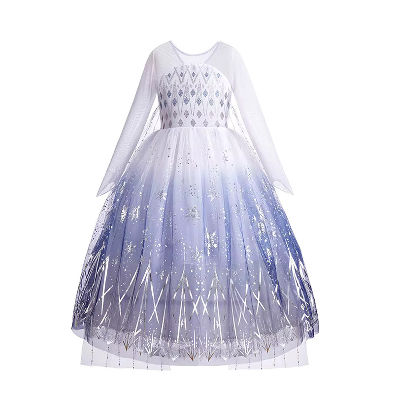 Disney Die Eiskönigin Prinzessin Kostüm Kleid, Blau - Bild 2