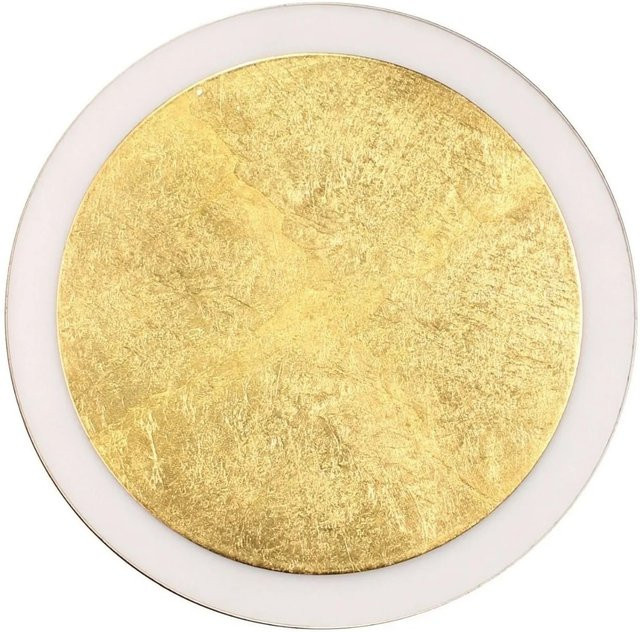 Licht-Erlebnisse LED Deckenleuchte rund in Gold, dimmbar, Durchmesser: 30 cm - Bild 1