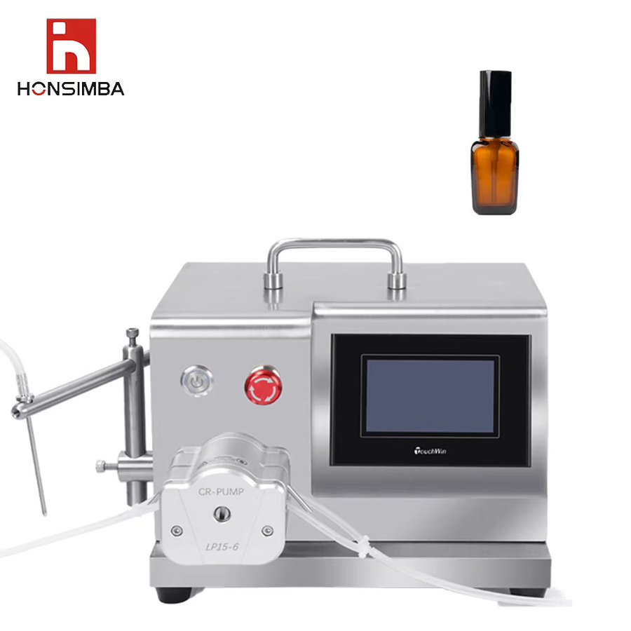XMSJ Flüssigkeitsfüllmaschine mit Peristaltikpumpe in Silber für kleine Unternehmen und die Kosmetikindustrie zur Abfüllung von ätherischen Ölen - Bild 2