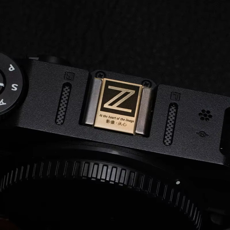 Messing Blitzschuhabdeckung in Gold für Nikon Zf DF F3HP FM3A Z5 Z6 Z7 Z8 Z9 Z30 Z50 Z fc - Bild 2