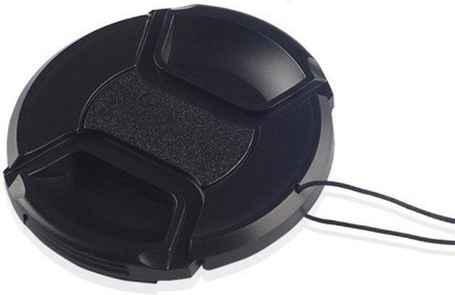Putwer Lova Kamera-Objektivdeckel-Halter Abdeckung in Schwarz für Canon Nikon Sony Olympus Fuji Lumix Durchmesser: 43 mm - Bild 1