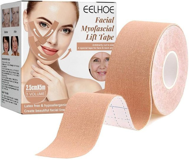 Eelhoe Face Lifting Tape Gesichtsstraffungsgurt, Gesicht - Bild 1
