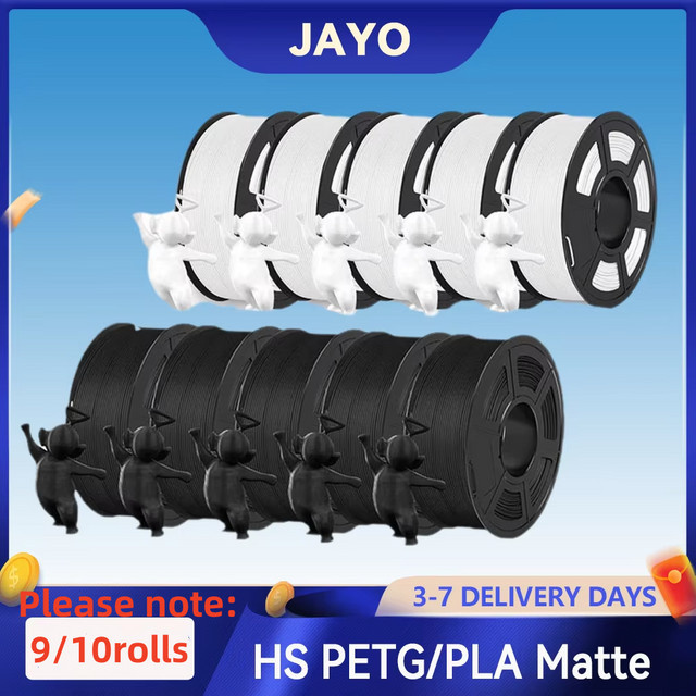 JAYO 3D-Druckerfilament Matt PETG/PLA Hochgeschwindigkeit 1,75 mm für FDM-Drucker und 3D-Stifte - Bild 1