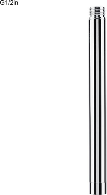 Aramox Duschverlängerungsrohr aus Edelstahl in Chrom Silber, Durchmesser: 22,5 cm - Bild 1