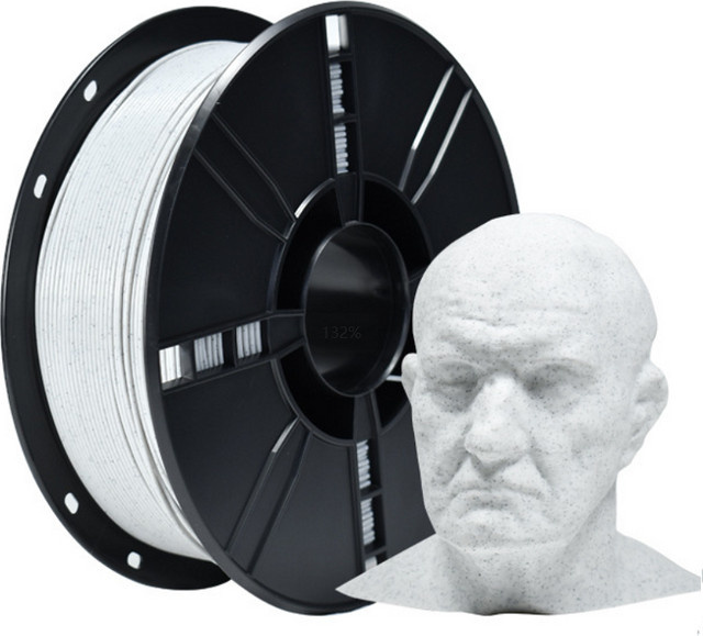 EasyThreed PLA 3D-Druckfilament 1,75 mm für FDM-Drucker in Silber, Schwarz oder Marmor - Bild 1