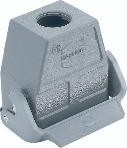 HARTING Kupplungsgehäuse aus Kunststoff in Grau, Artikelnummer 19 30 210 0756 - Bild 1